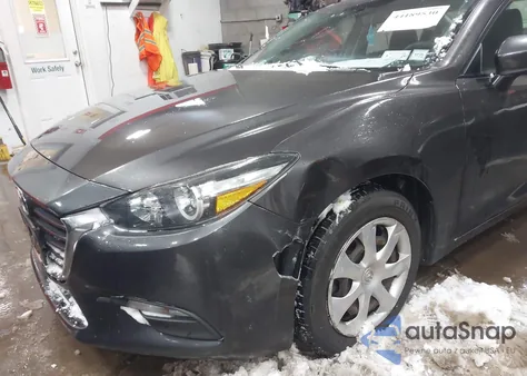 2017 Mazda Mazda3 Sport z USA, uszkodzony, nr VIN 3MZBN1U76HM108734